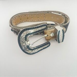BHW Women’s Cowhide Embellished  Belt